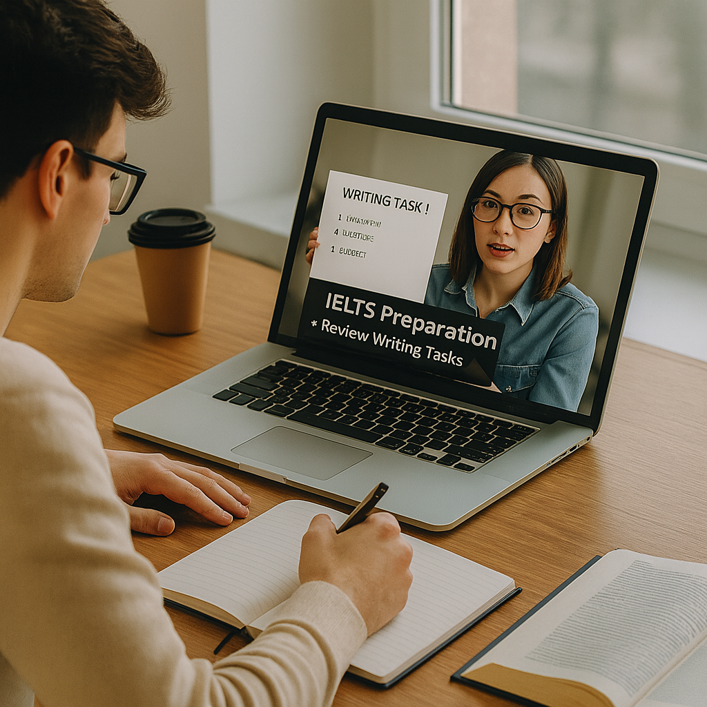 IELTS Courses online coaching session with tutor and student